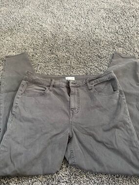 Maurices Dark Gray Straight Leg Jeans